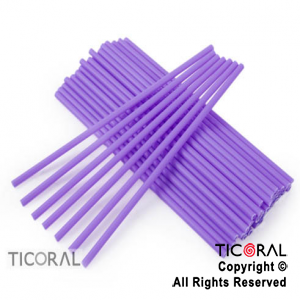 PALITO PARA CHUPETIN COLORES VIOLETA 15CM x 50